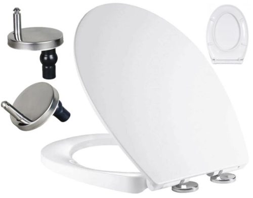 MAREANI WC-Sitz WC-SITZ aus weißem Polypropylen