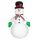 AUFBLASBARE SCHNEEMANN-WEIHNACHTSDEKORATION LED-GARTENDEKORATION 120 cm
