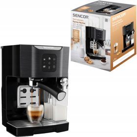    Sencor SES 4040BK 1450 W Siebträger-Espressomaschine, schwarz