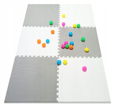  Große Schaumstoff-Puzzlematte, großer Lernschaum, 180 x 120 cm, 6 Stück, dick