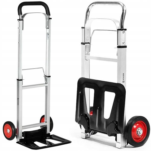 LEICHTER LAGERTRANSPORTWAGEN, MILLER, KLAPPBARER Barrow, 90 kg ALU