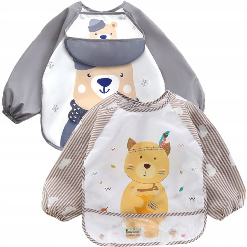  Piambo Latz 4428 graue Schürze 1 Stück + Piambo Kinderschürze Zypern rosa