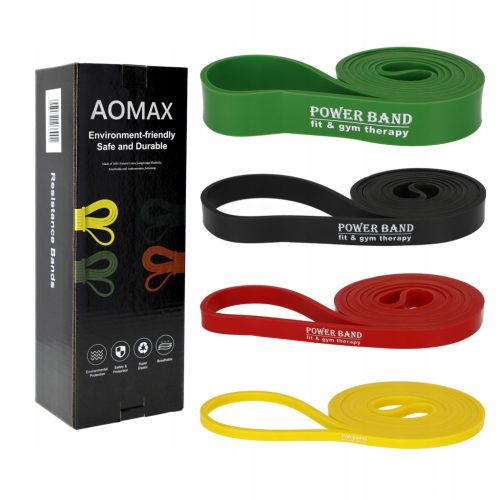  SET MIT 4 POWER-BAND-WIDERSTANDSÜBUNGEN