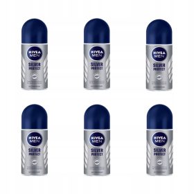   Nivea MEN Silver Protect 6 Stk. x 50 ml Roll-on Antitranspirant