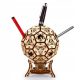  3D-Puzzle-Organizer aus Holz in Form einer Wooden.City-Kugel
