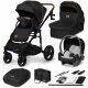  Lionelo Mari Tour 3in1 Kinderwagen schwarz