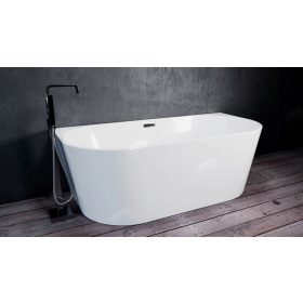   Freistehende Acrylbadewanne Waltpool JS789 Mittelablauf 170 x 80 cm