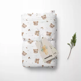  Musselin-Wickeltuch | Decke 120x120 cm Teddybären