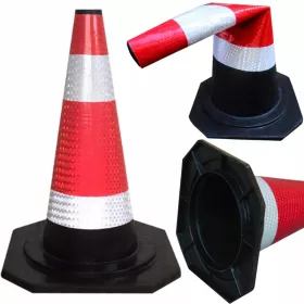   WARNUNG ROAD BONE WEICHER REFLEKTIERENDER FALTBARER REFLEKTIERENDER KNOCHEN