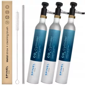    3X CO2-GASSIEB ZUM FÜLLEN DES BLAUEN SPINELL-SODA-ZYLINDERS FÜR DEN KOHLENSTOFF