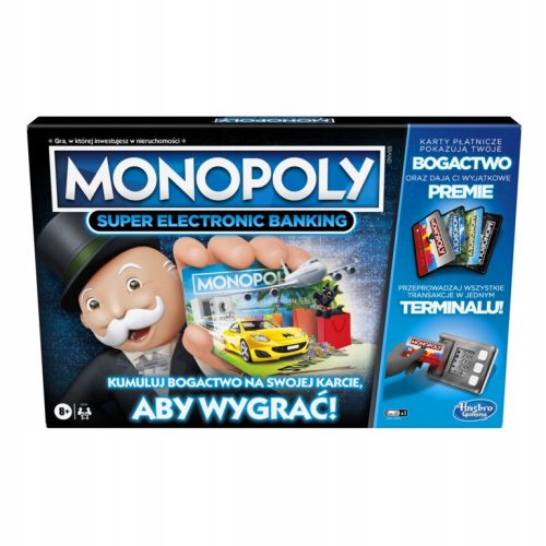  Hasbro Brettspiel SUPER GROßES MONOPOLY-BRETT, MONOPOLY-BRETTSPIEL, GESELLSCHAFTLICHER SPASS, SPASS FÜR PARTEIEN UND PARTEIEN, COOLES SPIEL FÜR KINDER, SPIEL FÜR FREUNDE