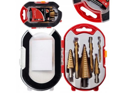 Konischer Stufenbohrer CHRISTMAS TREE 6er-Set Titan + Koffer 4-32