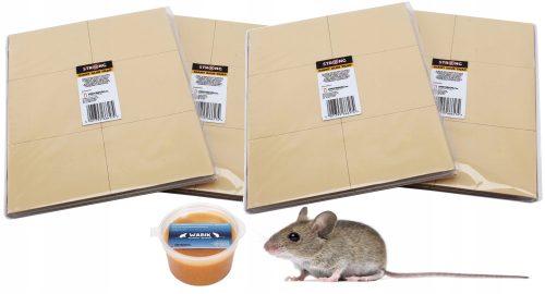  4× Stick Strong gegen Mäuse und Ratten + Trap Strong gegen Mäuse und Ratten