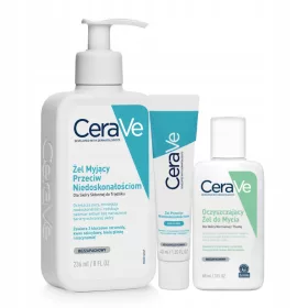   CeraVe Anti-Unreinheiten Waschgel Set für fettige und akneanfällige Haut