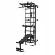  Heimgymnastik Kraft System 3in1 schwarze Gymnastikleiter