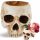 Totenkopf-Ornament, Totenkopf-Blumentopf, Pflanzenbehälter für Halloween