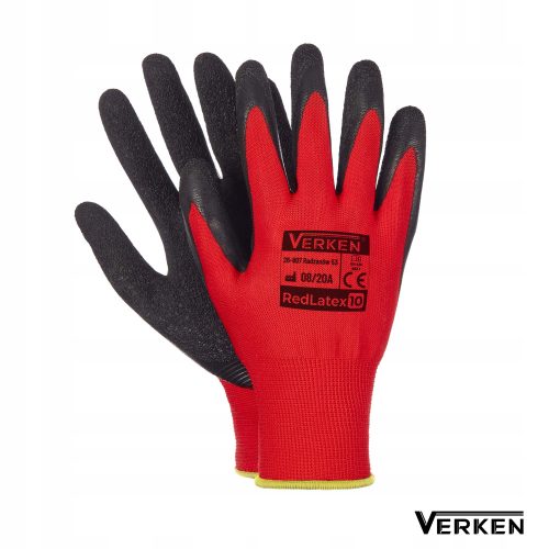 Verken RedLatex-Handschuhe Größe 8 - M 240 Paar