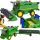 JOHN DEERE T670 GROSSER Mähdrescher ERNTE BEWEGLICHE ELEMENTE ANTRIEB TRAKTOR SPIELZEUG