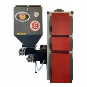    Kesselofen 24 kW DRAGON TECHNIX PEL LUX SV300 Pellet WIFI 5. Klasse Zuschuss