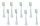  8x Spitzen für Blaupunkt DTS 601 DTS 701 DTS 801 ACC024 weiß