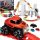  Auto-Rennstrecke, Rennstrecken-Set + Auto, 4,8 m, flexibel, XL