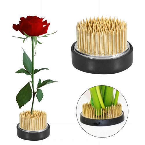  Runde Ikebana-Blumenstecknadel