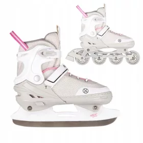  VERSTELLBARE SKATES FÜR DAMEN 39-43 ROLLERSKATES 2in1