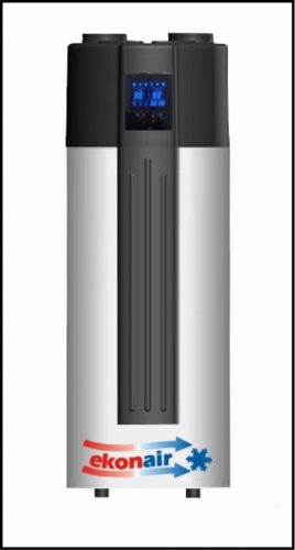  HUW WÄRMEPUMPE ENCW 200W (Edelstahltank) mit Spule