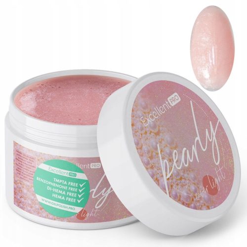  AUSGEZEICHNETES PRO PEARLY GEL COVER LIGHT PEARL AUFBAUGEL 15 g