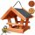 Boxen (Häuser) und Vogelhäuschen Vogelfutterstation, große Holzmeise, zum Aufhängen – Schuppen aus Holz