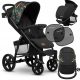  Lionelo Annet Plus Dreamin Kinderwagen + Sonnenschutz für Autofenster. 2 Lionelo-Sonnenschirme