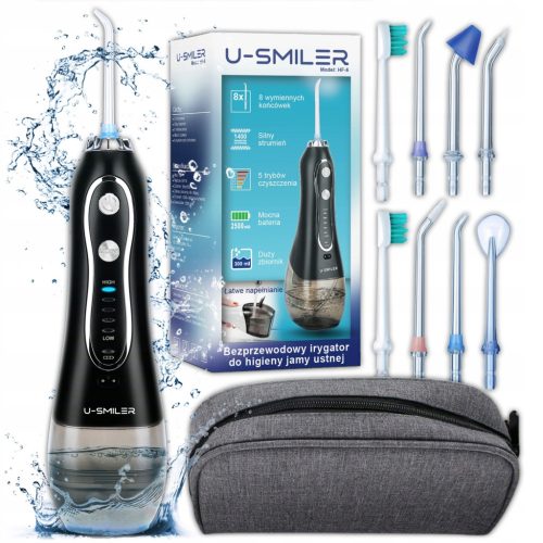  Kabellose Zahndusche, 5 Betriebsarten, Reiseetui