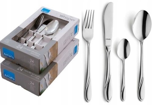 Bestecksets Amefa Whisper Besteckset, Edelstahl, nickelfrei, 48-tlg.