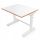  Spacetronik XD Schreibtisch 80 x 60 x 70 cm weiß