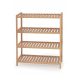 Halmar Schuhschrank mit Sitz 53 x 65 x 26 cm Natureiche