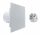 Ventika KLIQ100BASEH + KLIQFP180HI-TECH Badezimmerventilator 100 mm