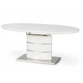    Halmar Aspen ovaler ausziehbarer Tisch 140 x 90 x 76 cm weiß