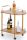  Halmar Bar ovaler Couchtisch 60 x 40 x 75 cm, helle Buche