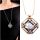  LANGE Goldkette, Kristall GRAPHIT