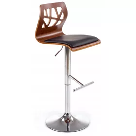  Halmar Hocker, schwarz, 87 cm, Holz