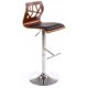  Halmar Hocker, schwarz, 87 cm, Holz