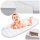  Matratze für Kinderkraft NEA Manufaktura Mittelfeste Matratzen 74,5 x 32 x 3,5 cm weiß