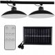 Straßenlaternen für den Garten Izoxis 21806 doppelt hängende Solarlampe 80 W 6000 lm