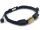  ARMBAND Schnur Citrin Turmalin Lava 16,5cm schwarz [B784]
