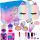  Eine Schachtel Make-up-Kosmetik, ein Set zum Bemalen von Mohnblumen