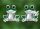  Frosch-Ohrringe, wunderschöne silberne Ohrstecker