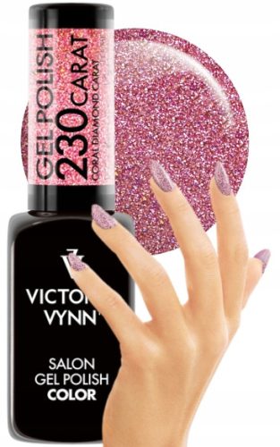  Victoria Vynn GEL POLISH Hybridlack 230 Karat Coral Diamond 8 ml