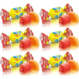   Crazy Bee Roshen Fruchtgummi mit Saftfüllung, 1 kg, 6er-Pack