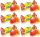 Crazy Bee Roshen Fruchtgummi mit Saftfüllung, 1 kg, 6er-Pack