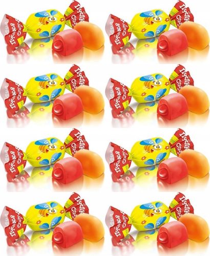 Crazy Bee Roshen Fruchtgummi mit Saftfüllung, 1kg, 8er Pack